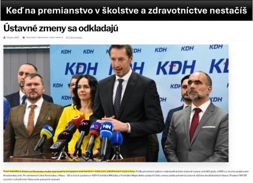 Slovensko je premiant